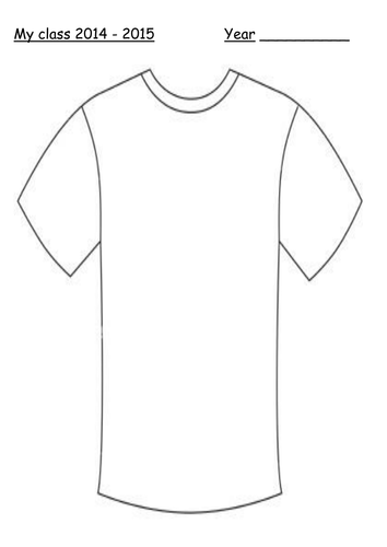 end of year class signing shirt | Teaching Resources