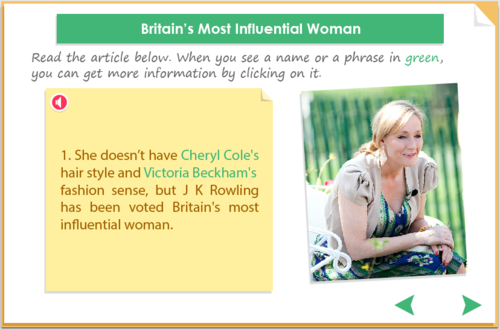 Reading Comprehension - Britain's Most Influential People