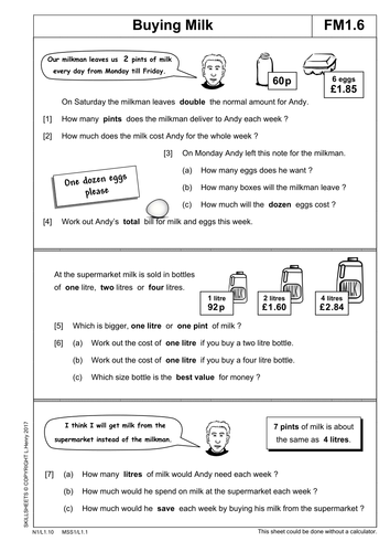 Functional Maths Level 1 Part 3