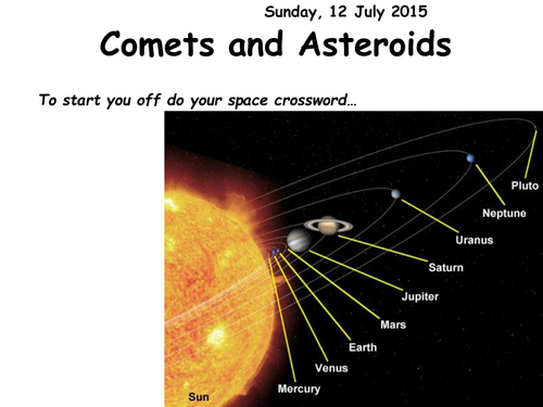 Comets and Asteroids | Teaching Resources