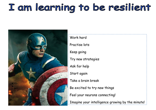Avengers themed learning powers/Behaviours