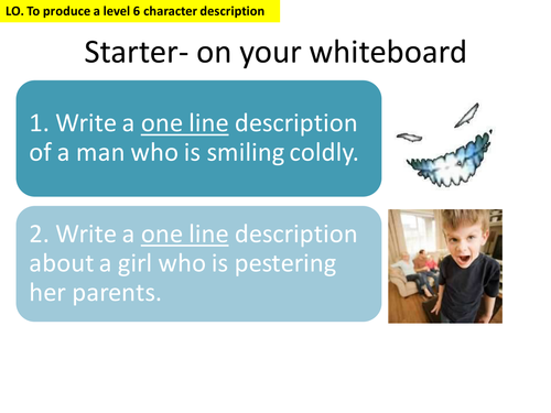 ks3-improving-character-descriptions-teaching-resources