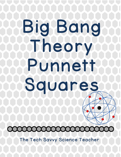 Big Bang Theory Punnett Square worksheet