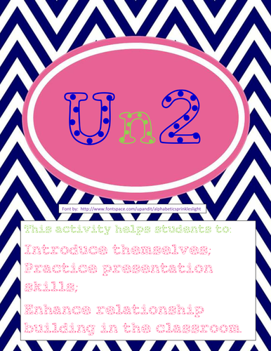 Un2 Icebreaker Writing and Presentation Assignment