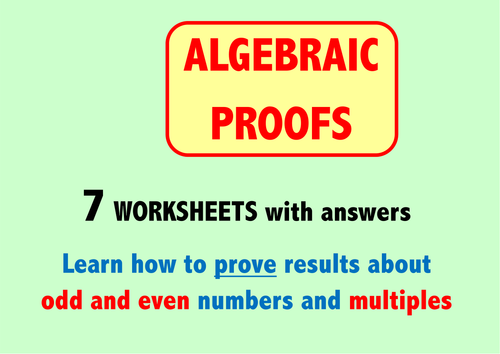Algebraic Proofs