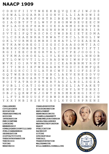 NAACP Word Search