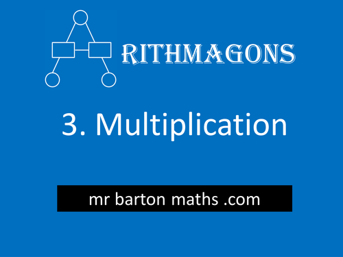 Arithmagon 3 - Multiplication