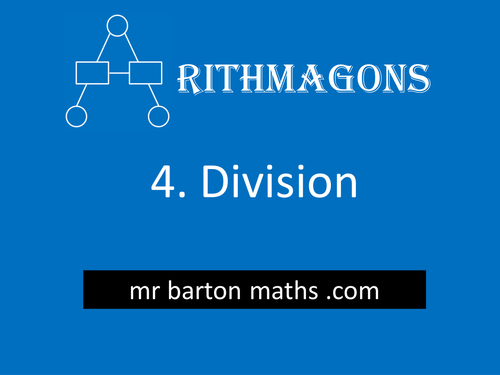 Arithmagon 4 - Division