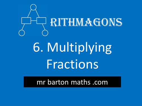 Arithmagon 6 - Multiplying Fractions