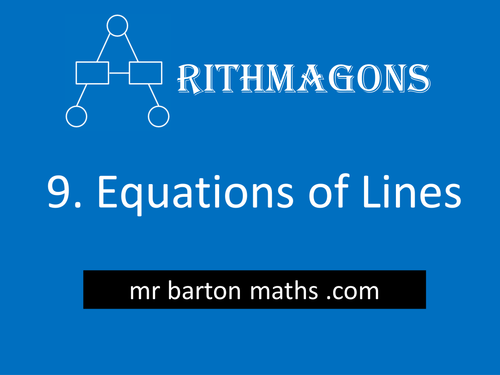 Arithmagon 9 - Equations of Lines