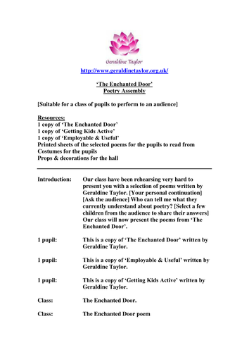 The Enchanted Door Assembly