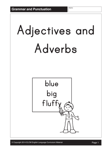 Adjectives and Adverbs (23 pages)