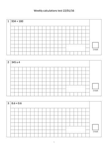 year 6 arithmetic test teaching resources