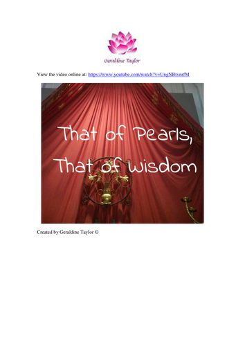 That of Pearls, That of Wisdom Video