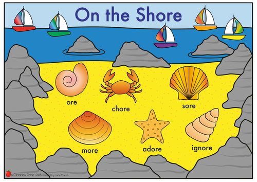 ore Phonics Game 'On the Shore'