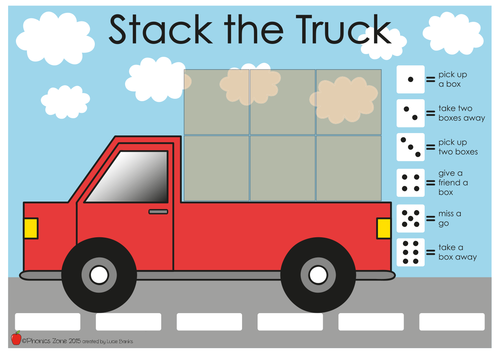 ck Phonics Game 'Stack the Truck'