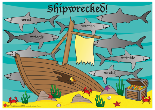 wr Phonics Game 'Shipwrecked!'