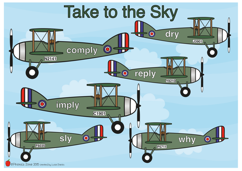 y (igh) Phonics Game 'Take to the Sky'