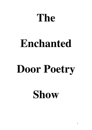 The Enchanted Door Poetry Show