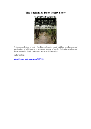 The Enchanted Door Poetry Show (Book)