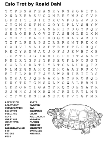 Esio Trot Word Search