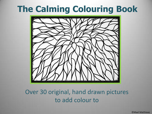 The Calming Mindfulness Colouring Book Updated for 2017-18