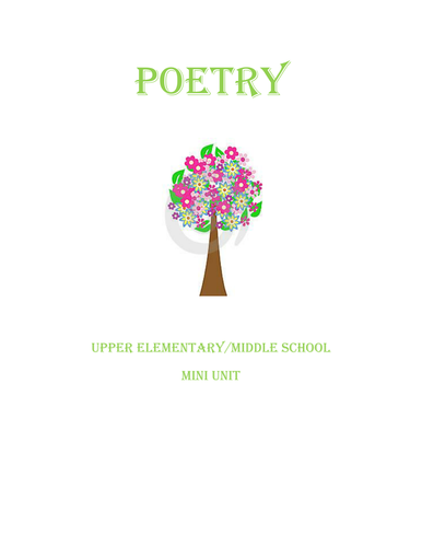 Poetry Mini Unit
