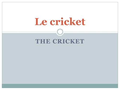 Cricket