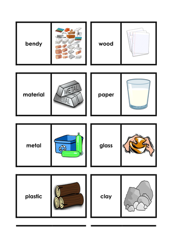 Sorting and Using Materials  - Science keyword activities, resources and displays