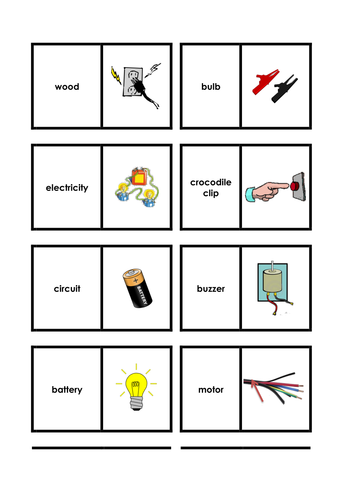 Circuits and Conductors - - Science keyword activities, resources and displays