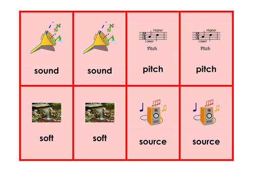 Changing Sound - Science keyword activities, resources and displays