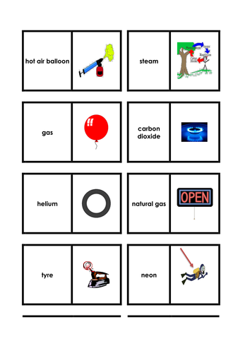 Gases around us - Science keyword activities, resources and displays