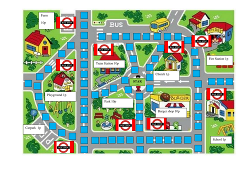 Simple bus stop game | Teaching Resources