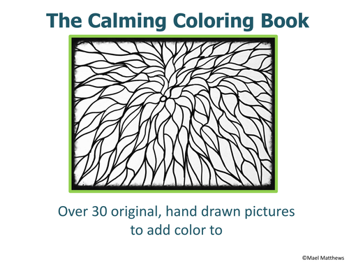 The Calming Mindfulness Colouring Book 