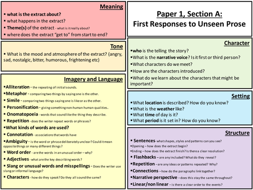 2015-aqa-english-language-paper-1-section-a-homework-booklet-by-uk