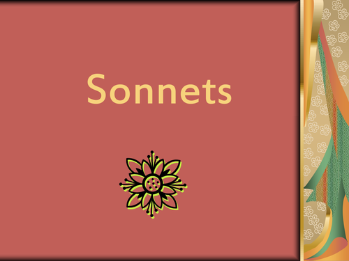 The Sonnet 