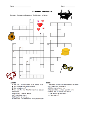 The Merchant of Venice - relationships are everything