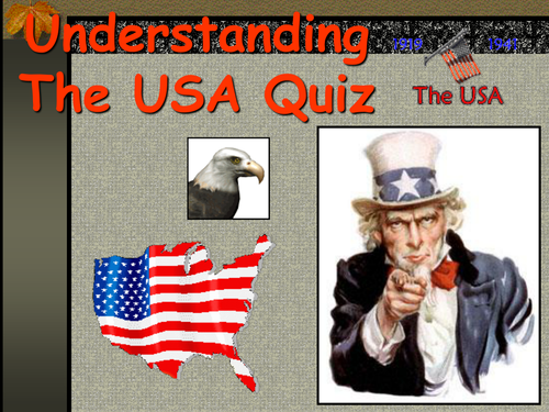 The USA 1918 to 1941 Quiz