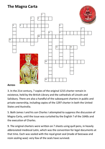 Magna Carta Crossword