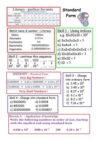 full-lesson-worksheet-activities-for-standard-form-teaching-resources