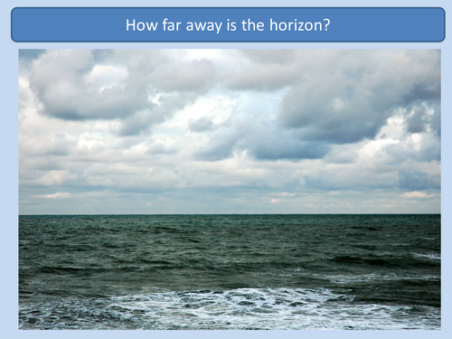 Using Pythagoras for Distance to Horizon