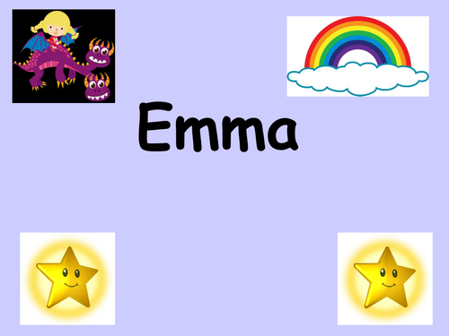 Dragon, Star and Rainbow themed Random Name Generator