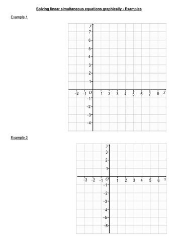 Solving Linear Simultaneous Equations Graphically By Mariomonte40