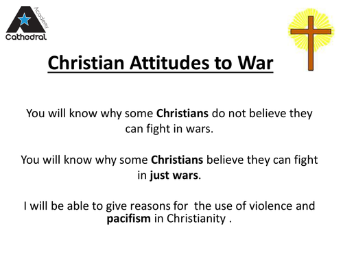 Christian Attitudes to War