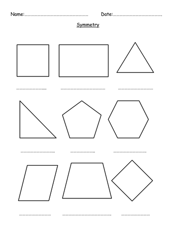 Shape Symmetry | Teaching Resources