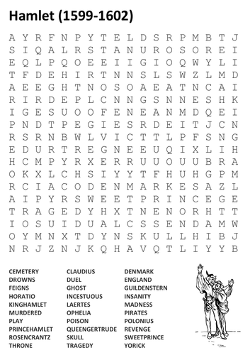 Hamlet Word Search