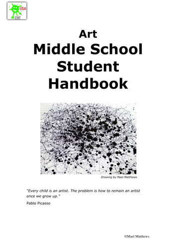 Middle School Art Student Handbook