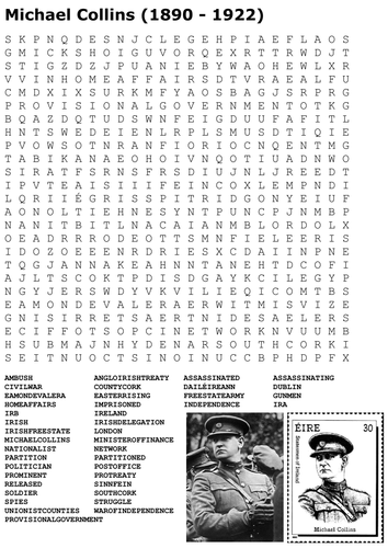 Michael Collins Word Search