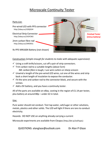 Mini Continuity Tester