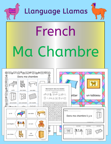 French Bedroom Vocabulary Ma Chambre